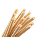 HOPELF 10PCS Bamboo Sticks - 1/2 x 17.5 Inch Dowel Rods for Crafts, DIYers