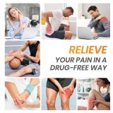 AVCOO 3-in-1 TENS Unit Muscle Stimulator with 30 Modes, 40 Intensities TENS Machine for Gradual Back Pain Relief Therapy, Rechargeable EMS Unit Massager with 12 TENS Electrode Pads, a Storage Bag