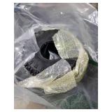 GREHUA 4.10-4 4.10/3.50-4 410/350-4 Tire and Inner Tube Replacement for Go Kart ATV Lawn Mower Snow Blower Hand Truck Dollies Wheelbarrow Rototiller Compressor Generators Parts 2 Pack