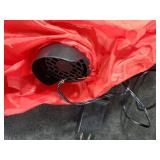 Kofero Valentines Inflatables Outdoor Decorations 5FT Long Love Heart Red Sweet Romantic Cute Blow up Yard Decoration LED Lights for Indoor Wedding Holiday Party Garden Lawn Decor