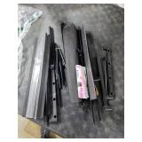 Autonomier 4 Tier Small Shoe Rack, Narrow Stackable Kids Toddler Adult Shoe Storage Organizer Shelf for Closet Floor Entryway Bedroom, Space Saver Shoe Rack Organization Shelves