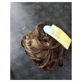 CAISHA Jumbo Hairpiece Scrunchy Updo Voluminous Curly Messy Bun Brunette With Highlights G19L
