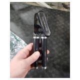 KitchenAid Classic Multifunction Can Opener and Bottle Opener Easy to Use, Razor Sharp Stainless Steel Cutting Wheel, Soft Ergonomic Handles, Black