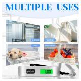 Luggage Scale, 110lb Luggage Weight Scale with 4 Unit Switching Functions&LED Display, Luggage Scale Travel Digital for Weighing Luggage, Backpacks, Packages and Markets