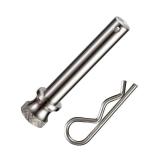 TOPSHINE Stainless Steel Trailer Hitch Pin and Clip, 5/8 Inch Diameter, Fits 2&2.5 Receiver (1 Pack)