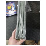 GRANNY SAYS Closet Storage Baskets, Collapsible Fabric Storage Bins with Metal Frame, Clothes Organizer Bins, Large Baskets for Shelves, Dark Gray, 4-Pack