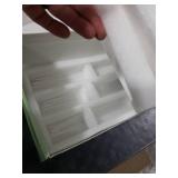 PNJHDZ Set of 12 Glass Cylinder Vases for Centerpieces with 8 Pack Vase filler 12 Pearl String 24 White Floating Candles for Centerpieces, Table Center pieces for Wedding Party Home Decor 5, 6, 8 Inch