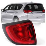 Huray Left Outer Halogen Tail Light Fit for Chrysler Pacifica & Voyager 2017-2020 LH Taillight Tail lamp Rear Brake Lamp Assembly OE Style Replacement for CH2804113 (Driver Side)
