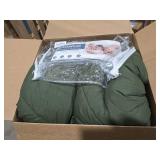 CozyLux King Size Comforter Olive Green King, Down Alternative Comforter