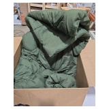 CozyLux King Size Comforter Olive Green King, Down Alternative Comforter