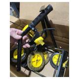 Parking Lot Striping Machine, Playing Field Striping Line Marking Machine, Compatible with Professional Inverted Striping Spray Paint, 2-4\" Width Adjustable Line Striper for Fast Accurate Marking