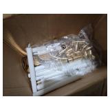 FillTouch Gold Candlestick Holders with Flameless LED Candles Bulk for Wedding Valentines Table Centerpieces Home Decor