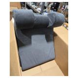 Velorose Reading Pillow for Sitting in Bed Adult, Back Pillow for Bed Sitting up, Backrest Pillow with Arms, Back Support Pillows for Gaming Lounging Watching TV, Large 21\" Grey