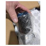 SUPMIND 12 Pack 10oz Glass Candle Jars with Lids and Sticky Labels, Empty Candle Jars for Making Candles Bulk Containers(Matte Black)