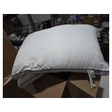 CozyLux Pillows Queen Size Set of 2, Soft and Supportive 3D Down Alternative Bed Pillow for Sleeping 2 Pack White, Luxury Hotel Quality Gusseted Bedding Pillow for Back, Stomach or Side Sleepers 18x28