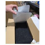 Antdle Carpet Stair Treads for Wooden Steps Non-Slip Indoor 16pcs 8x30inch Stair Treads Carpet Anti Slip for Dogs, Elders, Kids Stair Runners for Wooden Steps Stair Pads Mats Covers Pads, Black