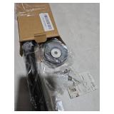 20 Inch Shower Grab Bar w/Anti Slip Rubber Grip, Munzong Black Stainless Steel Bathroom Grab Bar, Bathroom Balance Bar,Safety Handrail Support,Handicap Injury Elderly Senior Assist Bath Handle