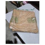 FRELISH DECOR Handwoven Jute Area Rug - 4 feet Round - Natural Yarn - Rustic Vintage Beige Braided Reversible Rug - Eco Friendly Rugs for Bedroom - Kitchen - Living Room - Farmhouse (4