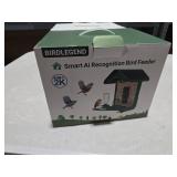 BIRDLEGEND-BL03 2L Large Bird Feeder with Camera Solar Powered, 2K Clarity 3:4 Portrait Free AI Identify Arrival Alerts with 64GB Card Smart Cameras Birds Feeders Wireless Outdoor Gift for Bird Lover