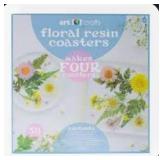 art 101 crafts floral resin coasters 38 pcs