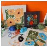 art 101 crafts punch needle embroidery canvas 16 pcs