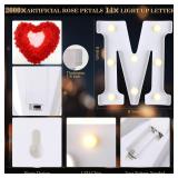 Aurelema Casarte Conmigo Light up Letters, 8.3