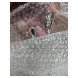 Hicarer 4 Pcs Starburst Wall Decor Bling Wall Art Crystal Teardrop 3D Hanging Rhinestone Radial Metal Artwork Modern Accent Sculptures Decorations for Living Room Home Office Bedroom