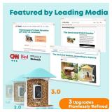 NETVUE by Birdfy Smart Bird Feeder with 2K AI Camera, Auto Capture Videos & Motion Detection, Live Steam, Wireless Wildbird Watching, Ideal Gift for Outdoor Backyard Birder(AI by Subscription)