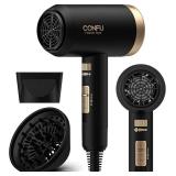 Hair Dryer, CONFU Blow Dryer with Diffuser, 21000PRM Professional Hairdryer, Portable Lightweight Fast Drying Negative Ionic Blow Dryer, Hair Diffuser for Curly Hair for Home Travel