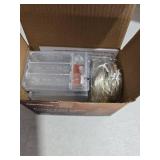 JMEXSUSS 4 Pack 50 LED Pink Valentines Day Fairy Lights Battery Operated, 16.1ft Christmas Fairy Lights Indoor Outdoor Waterproof, Pink String Lights for Bedroom Wedding Birthday Holiday Decorations