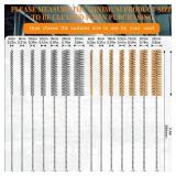 Asherxin 14-Pieces Brass Wire Brush Stainless Steel Tube Brush Set 12\" Round Wire Brushes Kit Bore Brush Metal Bristle Cleaning for Pipe, Tube, Auto Parts, Engine (6mm/8mm/10mm/12mm/15mm/20mm/22mm)