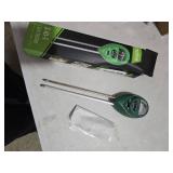 apine Soil Moisture Meter,3 in 1 Soil pH Tester,Soil Tester with Moisture,Light,and pH Test for Garden,Farm,Lawn,Indoor,Outdoor (No Battery Needed)