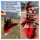 LIUTOVO Kick Shuttlecocks Colorful Feathers Chinese Jianzi Foot Sports Indoors & Outdoors Sports
