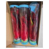 LIUTOVO Kick Shuttlecocks Colorful Feathers Chinese Jianzi Foot Sports Indoors & Outdoors Sports