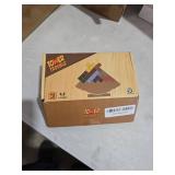 PATHFINDER PANDAS Tower Stack Game - 32PCS Wooden Balance Game with Building Blocks & Cards - Durable Tetra Tower Stacking for Kids & Adults - Fun 1+ Player Balance Stacking Games