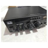 Romica Stereo Audio Amplifier, 2 Channel 450W+450W Bluetooth 5.0 Home Theater Power Amplifier with FM Radio, USB, SD, Optical & Coaxial Inputs, Amplifier for Passive Speakers and Active subwoofer