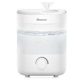 SimerSure Top Fill Humidifier, 2L Water Tank for Bedroom, 28H Long Lasting White Air Humidifier for Large Room, Ultra Quiet 25dB Cool Mist for Baby, Plants, Office, Easy to Clean & Fill