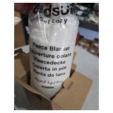 Bedsure GentleSoft Cozy Throw Blanket for Couch - Soft Boho Blankets for Women, Fuzzy Fleece Comfort Throw, Spring Boho Home Room Decor Aesthetic, Gifts for Women Teen Girl, Off White, 50x60 Inches