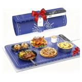 Warming Mat for Food, Upgrade 248F Food Warming Mat, Electric Warming Tray with Insulation Pad and 9-Level Temperature, Silicone Heating Mat for Buffets, Party, Gatherings, Everyday Use (LARGE)