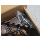 BAYKA Wall Shelves for Bedroom Decor, Floating Wall Shelves for Living Room Kitchen Storage, Mounted Rustic Wood Floating Shelves for Kids Books, Corner Shelf for Bathroom(Rustic Brown Set of 4)