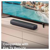 RIOWOIS Sound Bar for Smart TV, Soundbar for TV with Bass Reflector and Easy Set up, Home Audio Surround Sound System for TV PC Projector, Wall Mountable