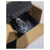 SPACEKEEPER Slim Rolling Storage Cart 4 Tier Bathroom Organizer Cart Mobile Shelving Unit Slide Out Utility Cart for Kitchen, Bthroom, Makeup, Craft, Laundry Narrow Places, Black