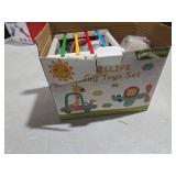 Chillife Baby Toys 6-12 Months,Montessori Toys for Babies 6-12 Months, Infant Teething Toys,Stacking Rings,Color Shape Sensory,Suction Cup Spinner Toys for 6-9-12 to 18 M+ Birthday Gifts