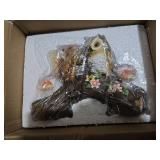 WONDHOME Solar Owl Garden Statues Outdoor Decor Resin Owl Squirrel Figurine with Mushroom Lights for Patio Lawn Yard Decorations Christmas Birthday Housewarming Gardening Gifts for Women Mom