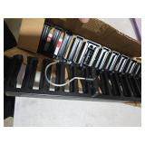 DIOMMELL 2 PCS Belts Rack, Storage Organizer, Hanger, Holder - Closet tie Racks Hangers Sturdy for Men Women, Black