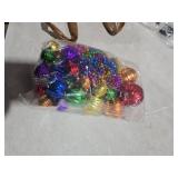 YSPPF Mardi Gras Beads Necklaces Mardi Gras Multi Color Jumbo Ball Bead Necklaces Mardi Gras Parade Party Gift (13pcs)