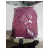 Hezuzo Spandex Table Cover for 4FT or 6ft or 8ft Table Universal Fitted Stretch Tablecloth for Party, Banquet, Wedding and Events-Burgundy