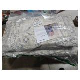 GRANNY SAYS Boho Kitchen Rug Sets of 3, Non Slip Washable Faux Wool Kitchen Mats for Floor, Thick Soft Anti-Fatigue Comfort Standing Mat Runner Rugs for Hallway Laundry Room, Beige