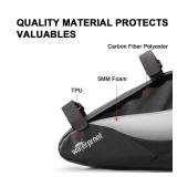 NDakter Bike Frame Storage Bag 2L, Waterproof Bicycle Triangle Pouch, Cycling Pack for Phone, Wallet, Keys, Tools, Accessories, Bikes Front Tube Bag for Mountain Road Bike, MTB Travle