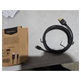 Amazon Basics USB-A to Micro USB Charging Cable, 480Mbps Data Transfer Speed, Gold-Plated Plugs, Compatible with Android Phones and Tablets, 6 Foot, Black